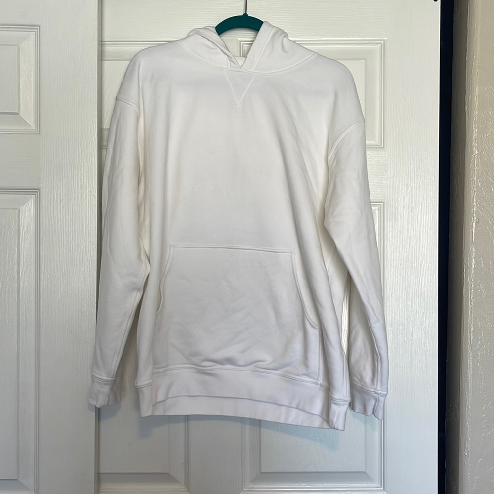 White LuluLemon Oversized Hoodie - 10
